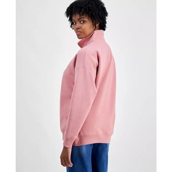 Self Esteem Juniors' Oversized Yosemite 1/4-Zip Sweatshirt - Picture 2 of 3